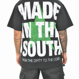 MITS Signature Star T-Shirt - Blk/Green