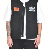 GAD X MITS Utility Work Vest - Black (S-XXXL)