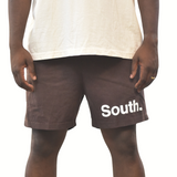 MITS South Logo Shorts - Brown/White