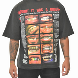 VINTAGE GRILLS T-SHIRT - BLACK