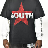 South Star L/S Shirt - Blk/Red