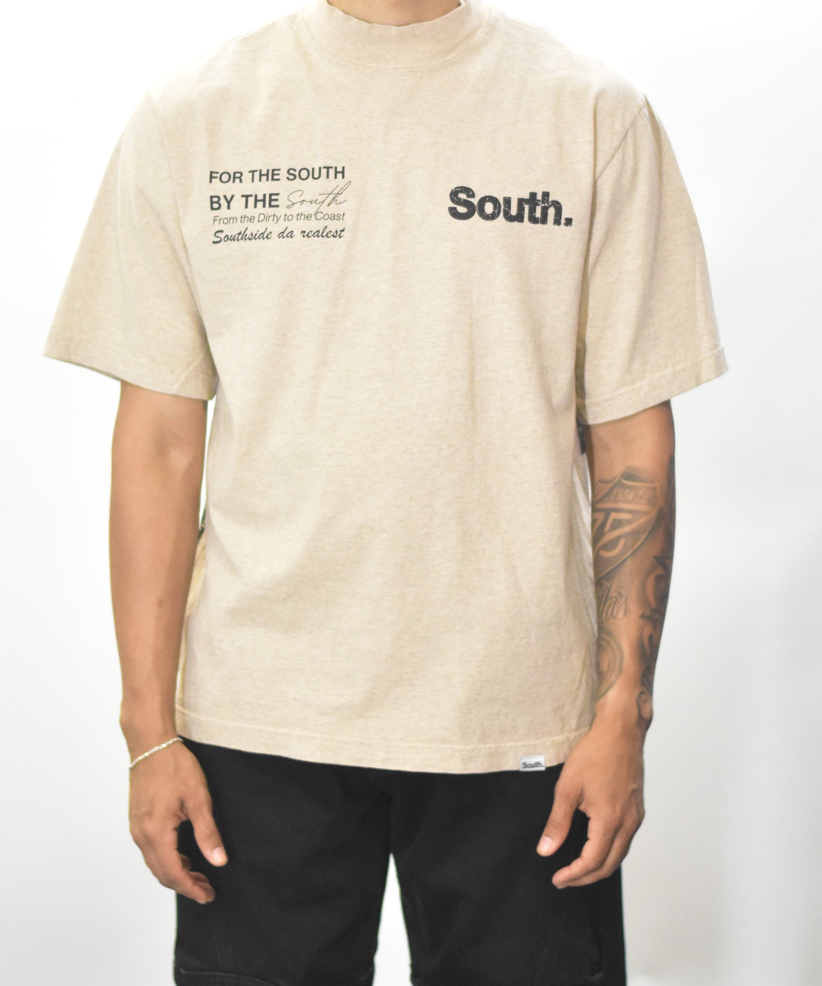 Made In The South T-shirt In Heather Tan