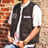 MITS Utility Work Vest - Black (S-XXXL)