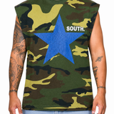 South Star C/O Shirt - Army/Blue