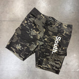 MITS Vintage Cargo Shorts - Black Camo (L)