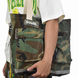 MITS Vintage South Tote Bag - Reconstructed Army