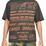 Southern Freight T-Shirt - Off Black/Orange