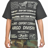 Southern Freight T-Shirt - Off Black/Cream