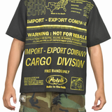 Southern Freight T-Shirt - Off Black/Yellow