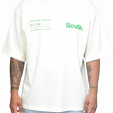 MITS Signature T-Shirt - Off White/ Green