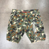 MITS Vintage Cargo Shorts - Green Camo (L)