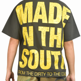 Southern Freight T-Shirt - Off Black/Yellow