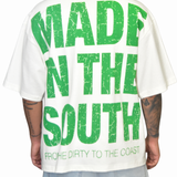 MITS Signature T-Shirt - Off White/ Green