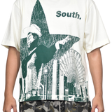 Dallas City T-Shirt - Off White/ Ivy