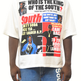 MITS King of The South Tabloid T-Shirt - White (S-XXL)