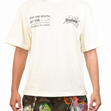 Dallas Signature T-Shirt - Off White/ Black