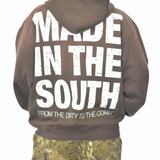 MITS Heavyweight Full Zip Hoodie - Faded Brown