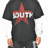 South Star L/S Shirt - Blk/Red