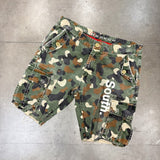 MITS Vintage Cargo Shorts - Green Camo (L)