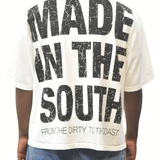 MITS King of The South Tabloid T-Shirt - White (S-XXL)