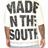 MITS Texas Gun Rose T-Shirt - Off White