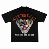 Shooters Shoot Billards T-Shirt - Black