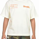 MITS Signature T-Shirt - Off White/Orange