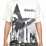Dallas City T-Shirt - Off White/ Black