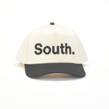 MITS South Logo Snapback - Cream/Black