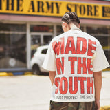 South Army Campaign T-Shirt - Off White