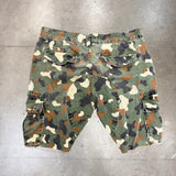 MITS Vintage Cargo Shorts - Green Camo (L)