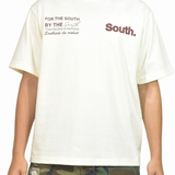 MITS Signature T-Shirt - Off White/ Maroon