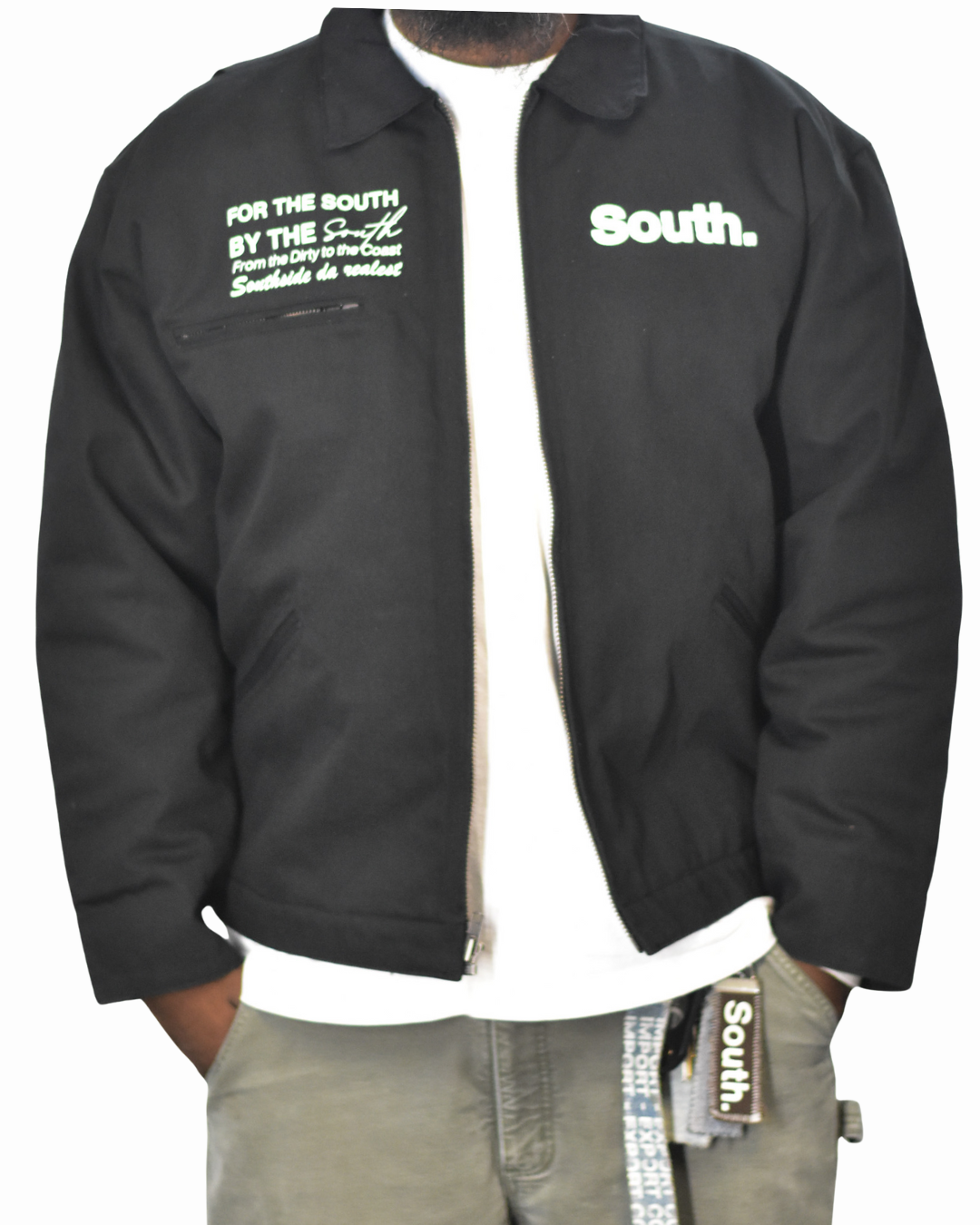 MITS Utility Work Jacket - Black (S-XXXXXL) – MADE IN THE SOUTH