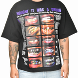 Vintage Grills T-Shirt - Black/Purple