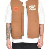 GAD X MITS Utility Work Vest - Tan (S-XXXL)