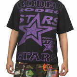 Rodéo Stars T-Shirt - Black/Purple