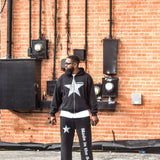 South Star Full Zip Hoodie - Black (Adult Small - XXL)