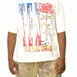 MITS Texas Gun Rose T-Shirt - Off White