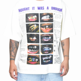 Vintage Grills T-Shirt - Off White/Purple
