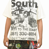 South Monster Truck T-Shirt - Off White/Black