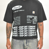 Vintage MITS Import-Export Crop Pocket Shirt - Black/White (Adult S - XXXL)