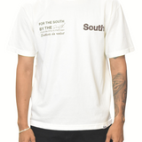 MITS Signature T-Shirt - Off White/Brown