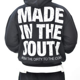 South Star Full Zip Hoodie - Black (Adult Small - XXL)