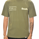 MITS Signature T-Shirt - Army Green/Cream