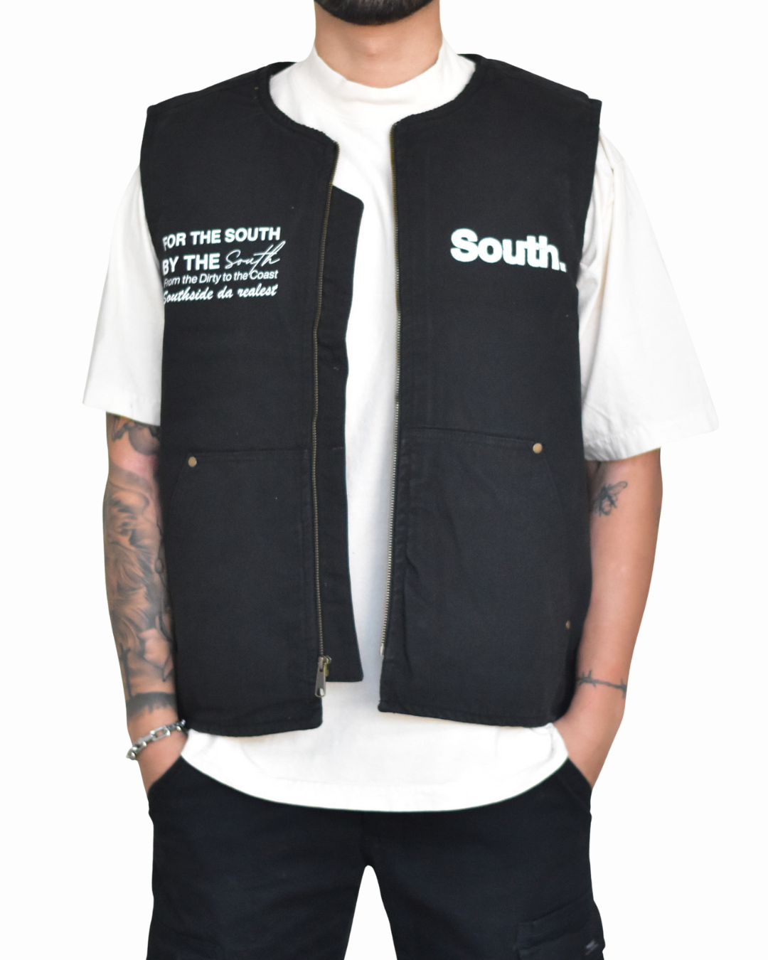 MITS Utility Work Vest - Black (S-XXXXL) – MADE IN THE SOUTH