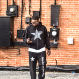 South Star Full Zip Hoodie - Black (Adult Small - XXL)
