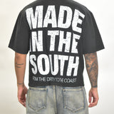 Vintage MITS Import-Export Crop Pocket Shirt - Black/White (Adult S - XXXL)