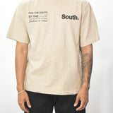 MITS Mock Signature T-Shirt - Heather Tan/Black (S-XL)