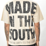 MITS Mock Signature T-Shirt - Heather Tan/Black (S-XL)