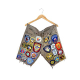 South Archive Patch Shorts - Light Brown (38W) PS-002